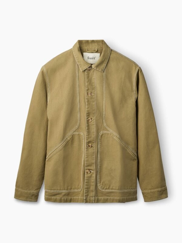 BERRY OVERSHIRT - OLIVE